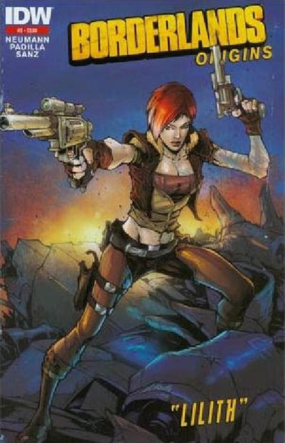 Cover for Borderlands: Origins (IDW, 2012 series) #2 [2nd printing]