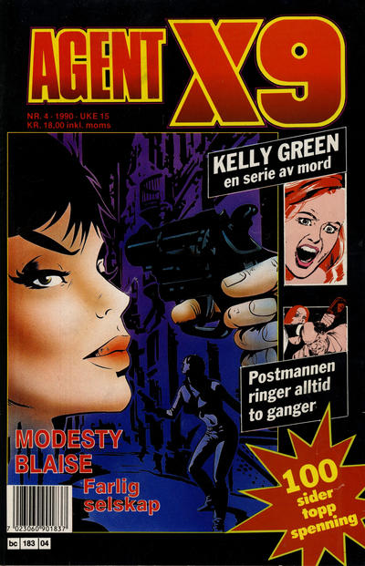 Cover for Agent X9 (Semic, 1976 series) #4/1990
