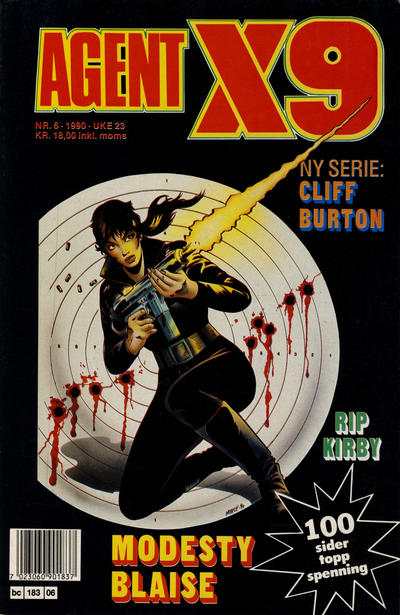 Cover for Agent X9 (Semic, 1976 series) #6/1990