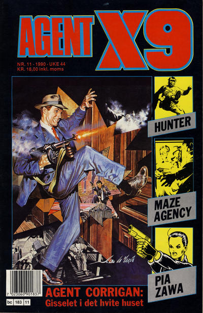 Cover for Agent X9 (Semic, 1976 series) #11/1990