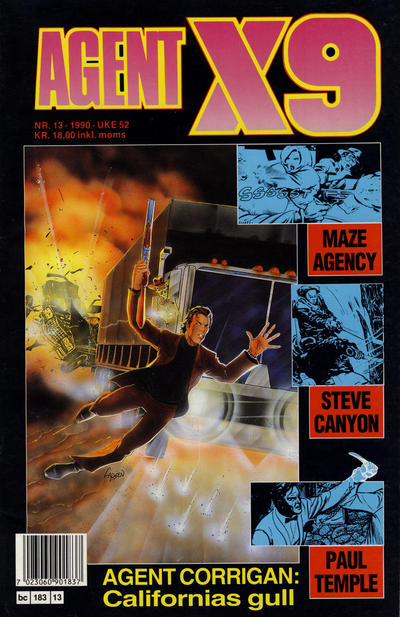 Cover for Agent X9 (Semic, 1976 series) #13/1990