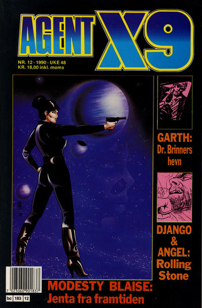Cover for Agent X9 (Semic, 1976 series) #12/1990