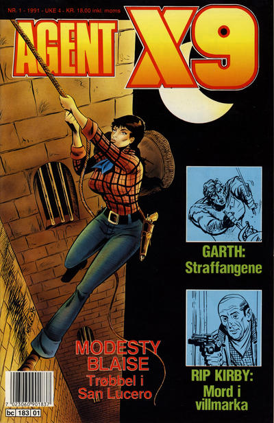Cover for Agent X9 (Semic, 1976 series) #1/1991