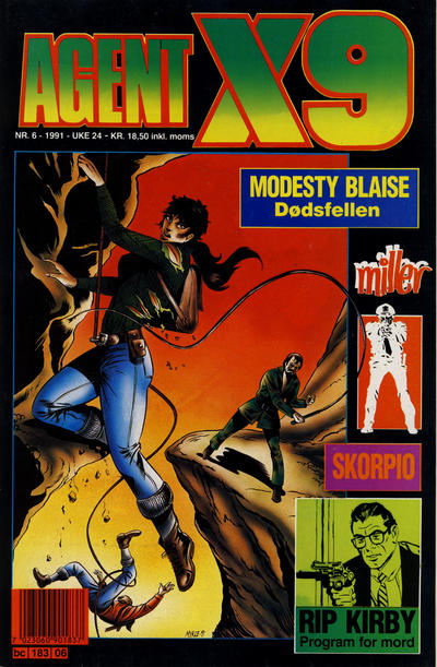 Cover for Agent X9 (Semic, 1976 series) #6/1991