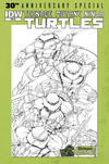 Cover Thumbnail for Teenage Mutant Ninja Turtles 30th Anniversary Special (2014 series)  [Cover RE - Yesteryear Comics Black & White Exclusive Variant by Jamie Tyndall]