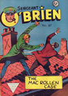 Cover for Sergeant O'Brien (L. Miller & Son, 1952 series) #87