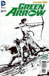 Cover Thumbnail for Green Arrow (2011 series) #23 [Andrea Sorrentino Black & White Cover]