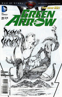 Cover Thumbnail for Green Arrow (DC, 2011 series) #21 [Andrea Sorrentino Sketch Cover]