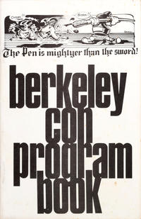 Cover for Berkeley Con Program Book (Rip Off Press, 1973 series) 