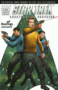 Cover for Star Trek Countdown to Darkness (IDW, 2013 series) #1 [Cover RE - Hastings Exclusive by Erfan Fajar]