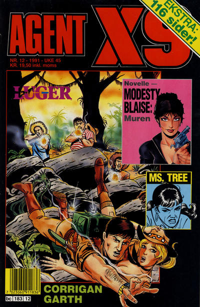 Cover for Agent X9 (Semic, 1976 series) #12/1991