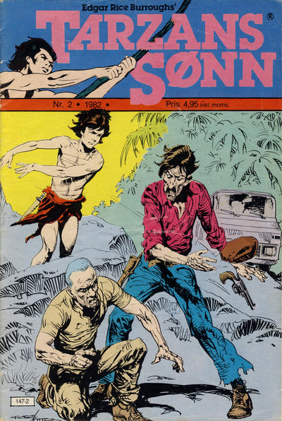 Cover for Tarzans Sønn (Atlantic Forlag, 1979 series) #2/1982
