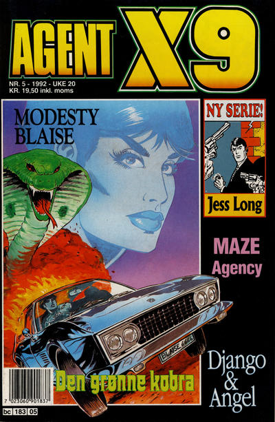 Cover for Agent X9 (Semic, 1976 series) #5/1992