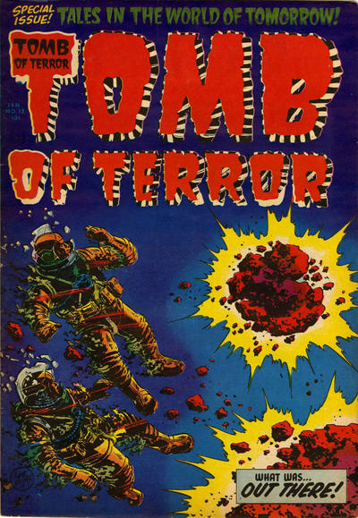 Cover for Tomb of Terror (Harvey, 1952 series) #13 [striped title edition]