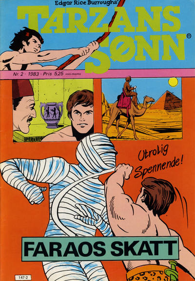 Cover for Tarzans Sønn (Atlantic Forlag, 1979 series) #2/1983