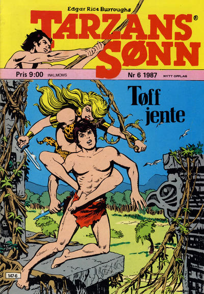 Cover for Tarzans Sønn (Atlantic Forlag, 1979 series) #6/1987