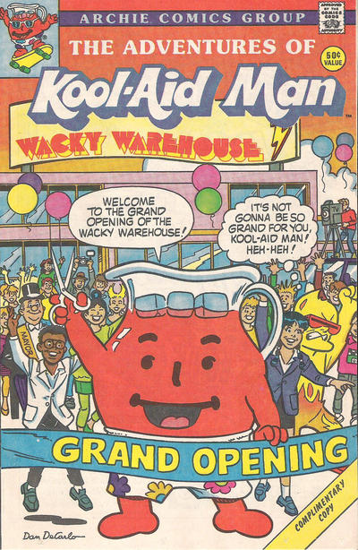 Cover for The Adventures of Kool-Aid Man (Archie, 1987 series) #5 [Newsprint Cover]