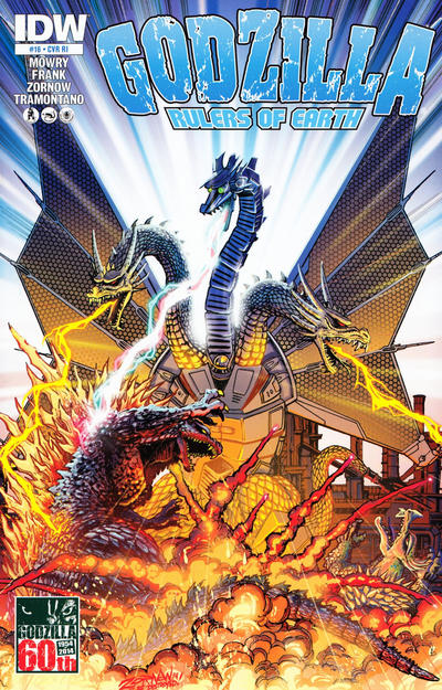 Cover for Godzilla: Rulers of Earth (IDW, 2013 series) #16 [Cover RI - Jeff Zornow variant]