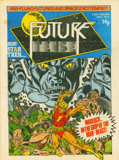 Cover for Future Tense (Marvel UK, 1980 series) #12