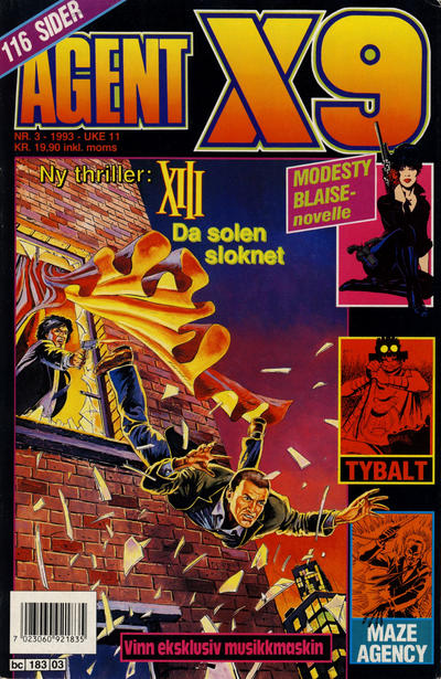 Cover for Agent X9 (Semic, 1976 series) #3/1993