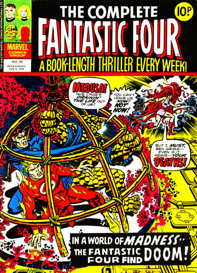 Cover for The Complete Fantastic Four (Marvel UK, 1977 series) #20