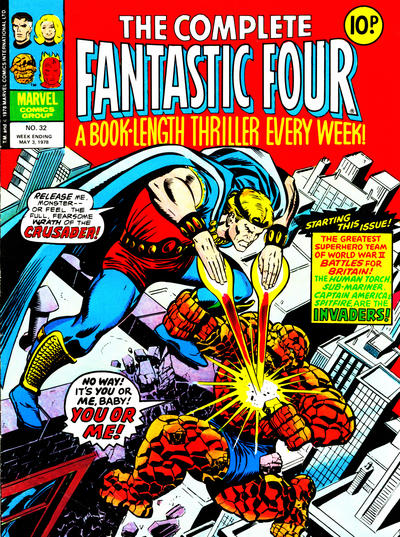 Cover for The Complete Fantastic Four (Marvel UK, 1977 series) #32
