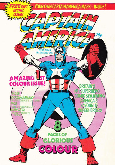 Cover for Captain America (Marvel UK, 1981 series) #37