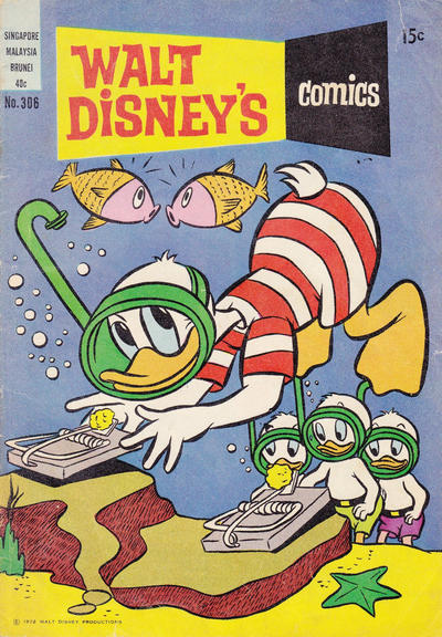 Cover for Walt Disney's Comics (W. G. Publications; Wogan Publications, 1946 series) #306