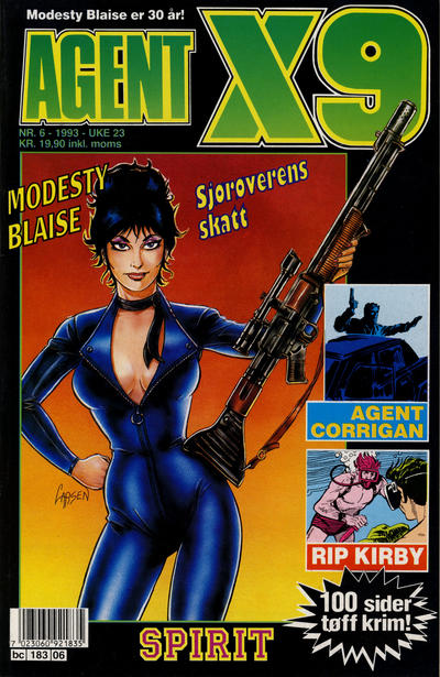 Cover for Agent X9 (Semic, 1976 series) #6/1993