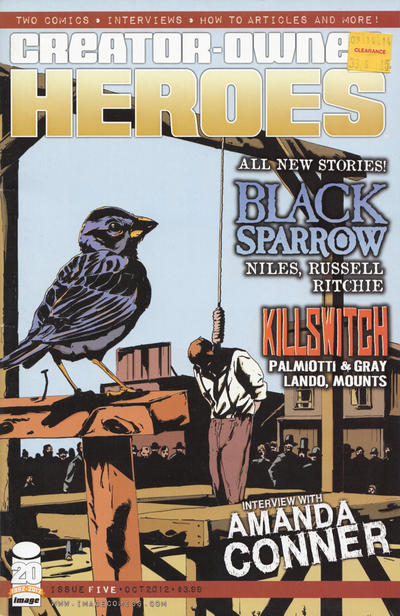 Cover for Creator-Owned Heroes (Image, 2012 series) #5 [Black Sparrow Cover]
