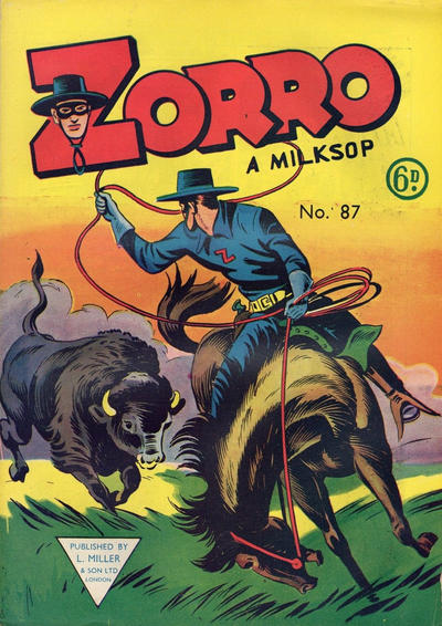 Cover for Zorro (L. Miller & Son, 1952 series) #87