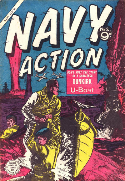 Cover for Navy Action (Horwitz, 1954 ? series) #2