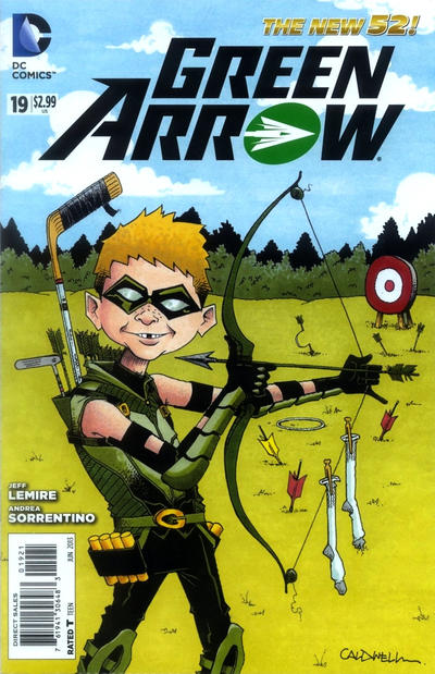 Cover for Green Arrow (DC, 2011 series) #19 [MAD Magazine Cover]