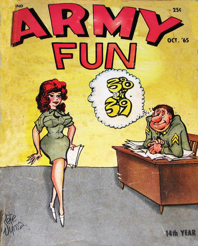 Cover for Army Fun (Prize, 1952 series) #v7#12