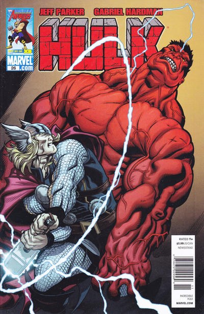 Cover for Hulk (Marvel, 2008 series) #26 [Newsstand]