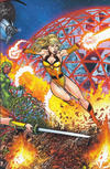 Cover for George Pérez's Sirens (Boom! Studios, 2014 series) #1 [Cover C - Wraparound Inter-Connecting Cover by George Perez]