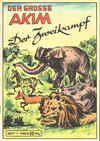 Cover for Der Große Akim (Norbert Hethke Verlag, 1991 series) #7