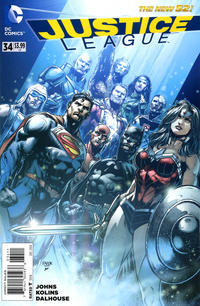 Cover Thumbnail for Justice League (DC, 2011 series) #34 [Direct Sales]