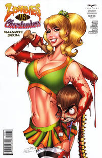 Cover for Zombies vs Cheerleaders: Halloween Special (Zenescope Entertainment, 2014 series) #[1] [Cover C Jen Broomall]