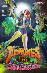 Cover for Zombies vs Cheerleaders: Halloween Special (Zenescope Entertainment, 2014 series) #[1] [Cover A Pasquale Qualano]