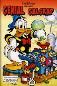 Cover Thumbnail for Donald Duck Tema pocket; Walt Disney's Tema pocket (Hjemmet / Egmont, 1997 series) #[69] - Genial galskap