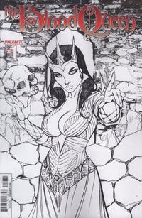 Cover Thumbnail for The Blood Queen (Dynamite Entertainment, 2014 series) #1 [Alé Garza Black & White Variant]