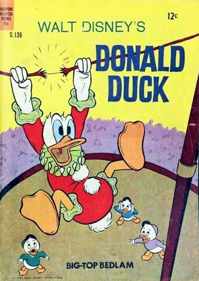Cover for Walt Disney's Donald Duck (W. G. Publications; Wogan Publications, 1954 series) #136