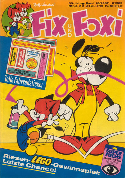 Cover for Fix und Foxi (Pabel Verlag, 1953 series) #v35#15