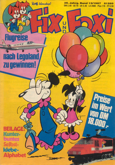 Cover for Fix und Foxi (Pabel Verlag, 1953 series) #v35#13