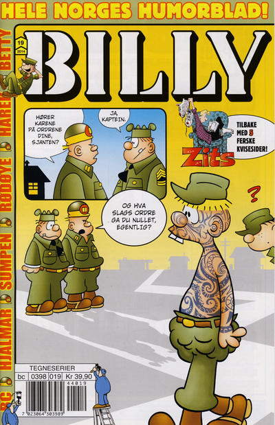 Cover for Billy (Hjemmet / Egmont, 1998 series) #19/2014