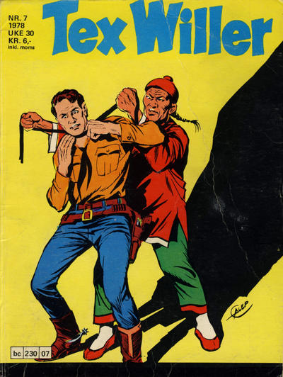 Cover for Tex Willer (Semic, 1977 series) #7/1978