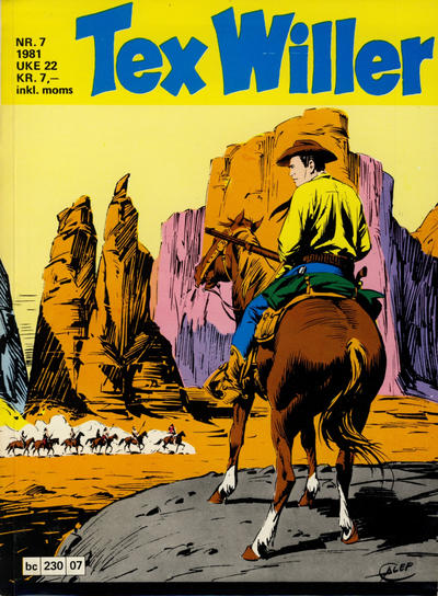 Cover for Tex Willer (Semic, 1977 series) #7/1981