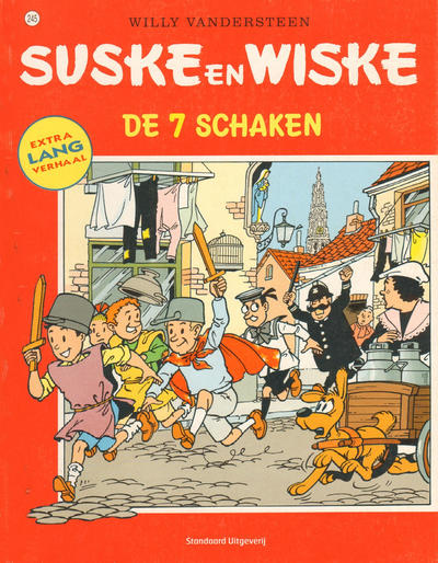 Cover for Suske en Wiske (Standaard Uitgeverij, 1967 series) #245 - De 7 schaken [Herdruk 2003]