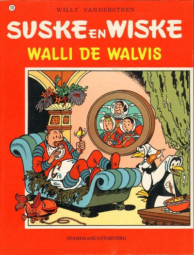 Cover for Suske en Wiske (Standaard Uitgeverij, 1967 series) #171 - Walli de walvis